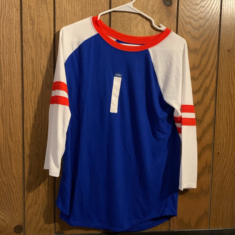 Baseball T with a round neck